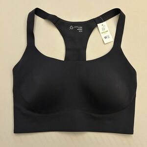 OFFLINE By Aerie Racerback Sports Bra in Smoked Gray, Size S